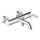 Duravit BALCOON miscelatore monocomando esterno per vasca, con deviatore, finitura cromo BA5230000010