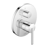 Immagine di Duravit BALCOON miscelatore monocomando per doccia, ad incasso, 2 vie con deviatore, senza corpo incasso, finitura cromo BA4210012010