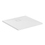 Immagine di Ideal Standard ULTRA FLAT EVO piatto doccia quadrato 90 cm, installazione sopra pavimento o filo pavimento, in StoneTech, antiscivolo, colore bianco seta finitura opaco T5425FO