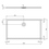 Immagine di Ideal Standard ULTRA FLAT EVO piatto doccia rettangolare L.160 P.90 cm, installazione sopra pavimento o filo pavimento, in StoneTech, antiscivolo, con scarico sul lato lungo, colore bianco seta finitura opaco T5432FO