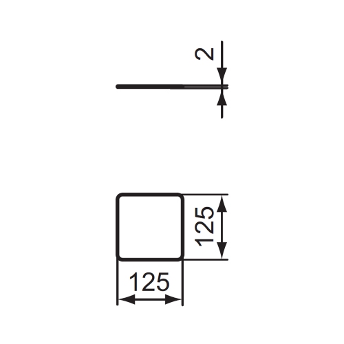 Immagine di Ideal Standard Copripiletta disponibile come ricambio per Ultra Flat Evo, colore bianco seta finitura opaco TR160FO