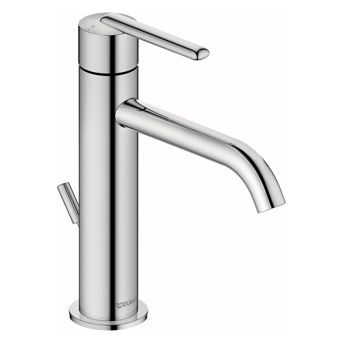 Immagine di Duravit BALCOON miscelatore monocomando H.20 cm per lavabo, MinusFlow e FreshStart, con scarico, finitura cromo BA1023001010