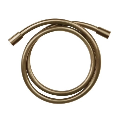 Immagine di Gessi SHOWER flessibile Cromalux L.200 cm, con attacco da 1/2" conico, finitura warm bronze brushed PVD 28746#726