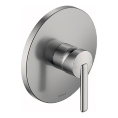 Immagine di Duravit BALCOON miscelatore monocomando per doccia, ad incasso, 1 via, senza corpo incasso, finitura acciaio spazzolato BA4210010070