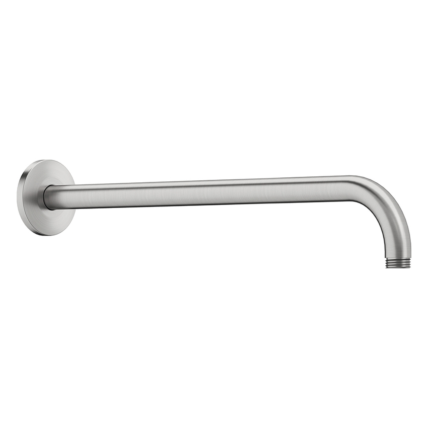 Immagine di Duravit Braccio doccia P.41 cm, a parete, finitura acciaio spazzolato UV0670028070