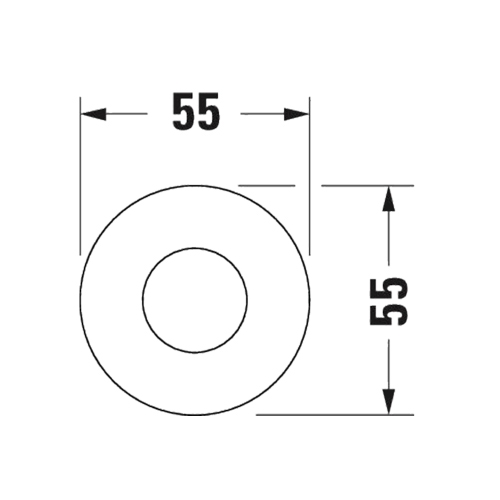 Immagine di Duravit Supporto per doccetta, finitura cromo UV0620007010