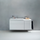 Geberit ICON set L.90 cm con lavabo monoforo, colore bianco finitura lucido, mobile sottolavabo e mobile laterale sospesi con 2 cassetti, colore bianco finitura lucido 502.305.01.1-502.315.01.1-501.845.00.1