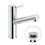 Immagine di Nobili LIVE miscelatore lavabo monocomando con doccetta estraibile, con scarico 1 1/4” push, finitura cromo LV00118/40CR