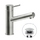 Nobili LIVE miscelatore lavabo monocomando con doccetta estraibile, con scarico 1 1/4” push, finitura inox LV00118/40IX