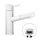 Nobili LIVE miscelatore lavabo monocomando con doccetta estraibile, con scarico 1 1/4” push, finitura polar white LV00118/40WM
