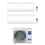 Immagine di Haier PEARL R32 Climatizzatore a parete dual split inverter Wi-Fi bianco | unità esterna 10,5 kW unità interne 18000+18000 BTU 5U105S2SS5FA+AS[50|50]PDAHRA