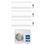 Immagine di Haier PEARL R32 Climatizzatore a parete trial split inverter Wi-Fi bianco | unità esterna 7.5 kW unità interne 9000+12000+12000 BTU 4U75S2SR5FA+AS[25|35|35]PBPHRA