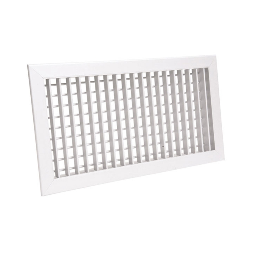 Immagine di Air Control Bocchetta di mandata 40x15 cm orizzontale/verticale ad alette orientabili passo 2 cm, colore bianco BMA-OV-400X150