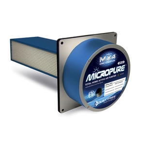 Immagine di Air Control MICROPURE 5" Sanificatore Aria per impianti canalizzati, distrugge gran parte dei composti inquinanti batteri, virus, muffe, allergeni e odori (portata d'aria max 1500 m³/h) DF14015-24V