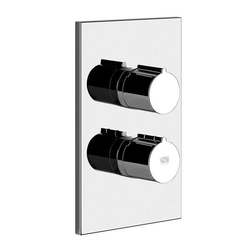 Immagine di Gessi SHOWER miscelatore termostatico a 2 uscite, senza corpo incasso, finitura cromo 38794#031