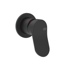 Immagine di Gessi VIA MERAVIGLI comando remoto a parete, da abbinare alla bocca, senza corpo incasso, colore nero finitura opaco 56109#299