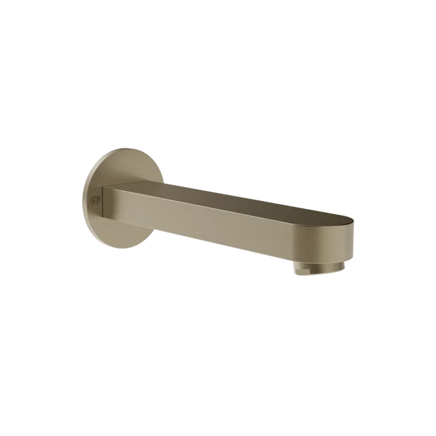 Immagine di Gessi VIA MERAVIGLI bocca per vasca, a parete, finitura finox brushed nickel 56103#149