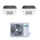 Hisense CASSETTA commerciale R32 Climatizzatore a cassetta dual split inverter bianco | unità esterna 8 kW unità interne 9000+18000 BTU 4AMW81U4RJC+ACT[26|52]UR4RCC8