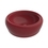 Immagine di Flaminia SIENA lavabo da appoggio Ø 46 cm, senza foro rubinetteria e troppopieno, colore rosso rubens finitura opaco SN46ARRU