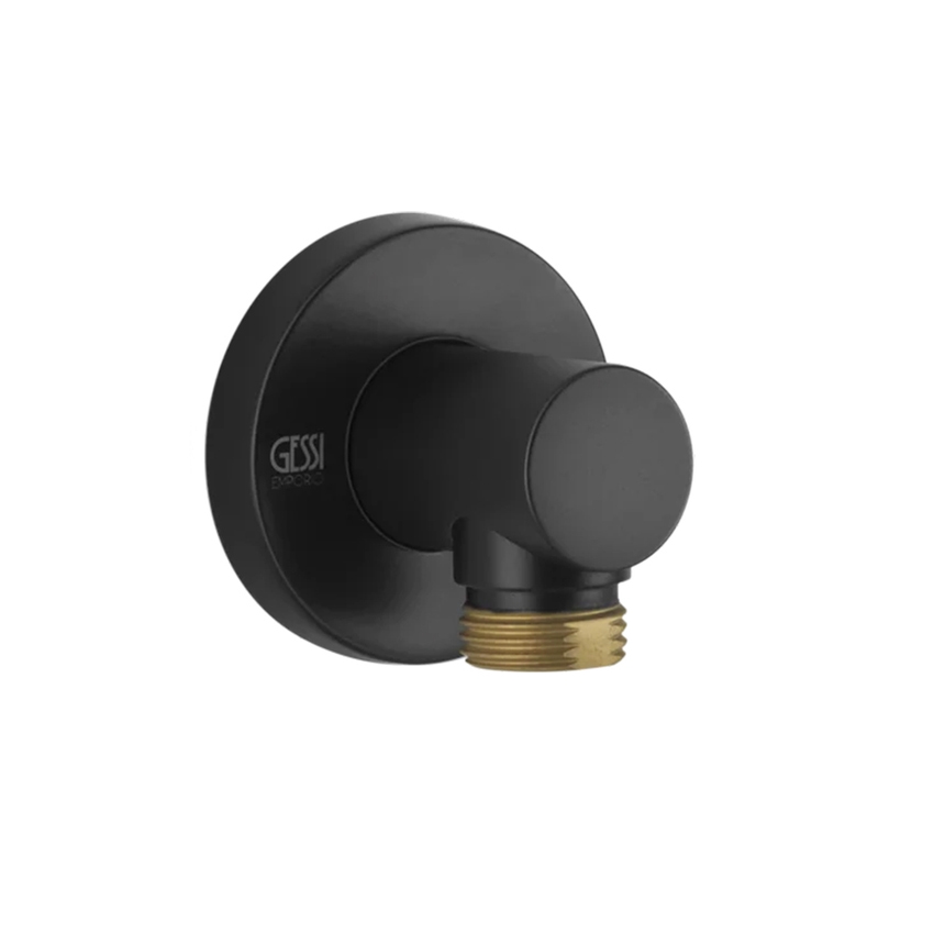 Immagine di Gessi EMPORIO SHOWER presa acqua, colore nero finitura opaco 38769#299