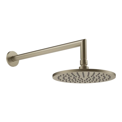 Immagine di Gessi EMPORIO SHOWER soffione anticalcare per doccia, a parete, orientabile, finitura finox 47284#149