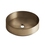 Immagine di Gessi TOTAL LOOK lavabo in acciaio Ø40 cm, d'appoggio, senza troppopieno, finitura Warm bronze brushed PVD 54601#726