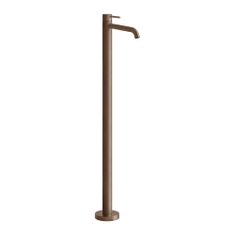 Immagine di Gessi 316 FLESSA miscelatore lavabo da terra, senza scarico, finitura copper brushed PVD 54097#708