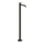 Gessi 316 FLESSA miscelatore lavabo da terra, senza scarico, finitura black metal brushed PVD 54097#707