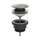 Gessi 316 piletta "Stop&Go" per lavabo, finitura steel brushed 54599#239