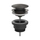 Gessi 316 piletta "Stop&Go" per lavabo, finitura black metal brushed PVD 54599#707