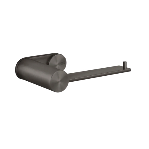 Immagine di Gessi 316 ACCESSORI portarotolo a muro orizzontale/verticale, finitura black metal brushed PVD 54749#707