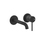 Immagine di Gessi 316 FLESSA miscelatore lavabo a parete P.21 cm, senza scarico, finitura matte black 54086#299
