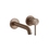 Immagine di Gessi 316 FLESSA miscelatore lavabo a parete P.15.6 cm, senza scarico, finitura copper brushed PVD 54083#708