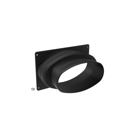 Immagine di Tecnosystemi Collarino ovale per plenum, modello C3 PWD500009