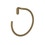Immagine di Gessi GOCCIA ACCESSORIES porta salviette ad anello, finitura antique brass 38109#713