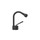 Gessi GOCCIA miscelatore bidet, senza scarico, con flessibili di collegamento, finitura nero XL 33607#299