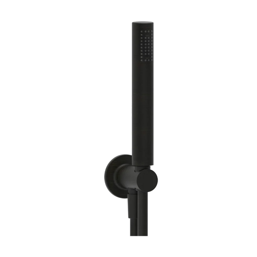 Immagine di Gessi INCISO SHOWER set doccia con presa acqua, doccetta anticalcare e flessibile 150 cm, finitura aged Bronze 58123#187
