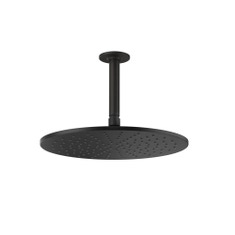 Immagine di Gessi INCISO soffione anticalcare per doccia, a soffitto, orientabile, Ø 30 cm, finitura aged Bronze 58252#187