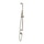 Gessi INCISO SHOWER asta saliscendi con presa acqua, doccetta anticalcare e flessibile 150 cm, finitura finox brushed nickel 58142#149