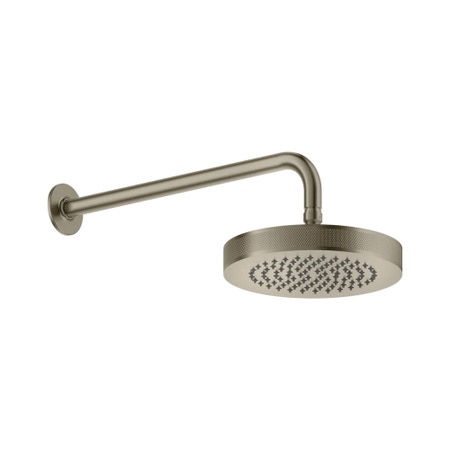 Immagine di Gessi INCISO SHOWER soffione anticalcare a parete orientabile, finitura finox brushed nickel 58185#149