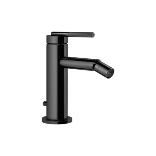 Immagine di Gessi INGRANAGGIO miscelatore bidet con flessibili di collegamento, finitura black metal PVD 63507#706