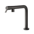 Immagine di Gessi SU&GIU' miscelatore con canna abbattibile, finitura black metal brushed PVD 60071#707
