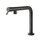 Gessi SU&GIU' miscelatore con canna abbattibile, finitura black metal brushed PVD 60071#707