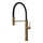 Gessi 316 FLESSA miscelatore semi pro monocomando, con canna girevole e doccetta estraibile mono getto, finitura warm bronze brushed PVD 60010#726