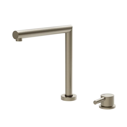 Immagine di Gessi SU&GIU' miscelatore con comando remoto e canna abbattibile, finitura finox 50107#149