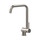 Gessi OXYGENE miscelatore monocomando sotto finestra, con canna girevole abbattibile, finitura finox 50311#149
