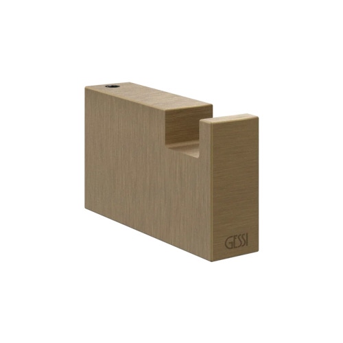 Immagine di Gessi RETTANGOLO ACCESSORI appendino a parete, finitura antique brass 20921#713