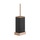 Gessi RETTANGOLO ACCESSORI porta scopino a parete nero, finitura copper PVD 20820#030