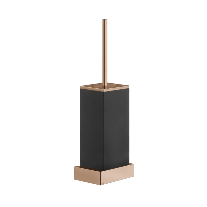 Immagine di Gessi RETTANGOLO ACCESSORI porta scopino a parete nero, finitura copper PVD 20820#030