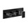 Gessi RETTANGOLO SHOWERmiscelatore doccia a parete 2 uscite, con deviatore, presa acqua e supporto doccetta, finitura black metal PVD 44911#706